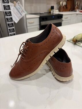 Cole Haan Women’s Brown Wingtip Sneakers
